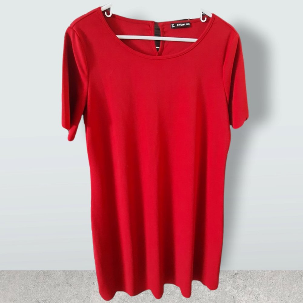 Burgundy Shein Dress